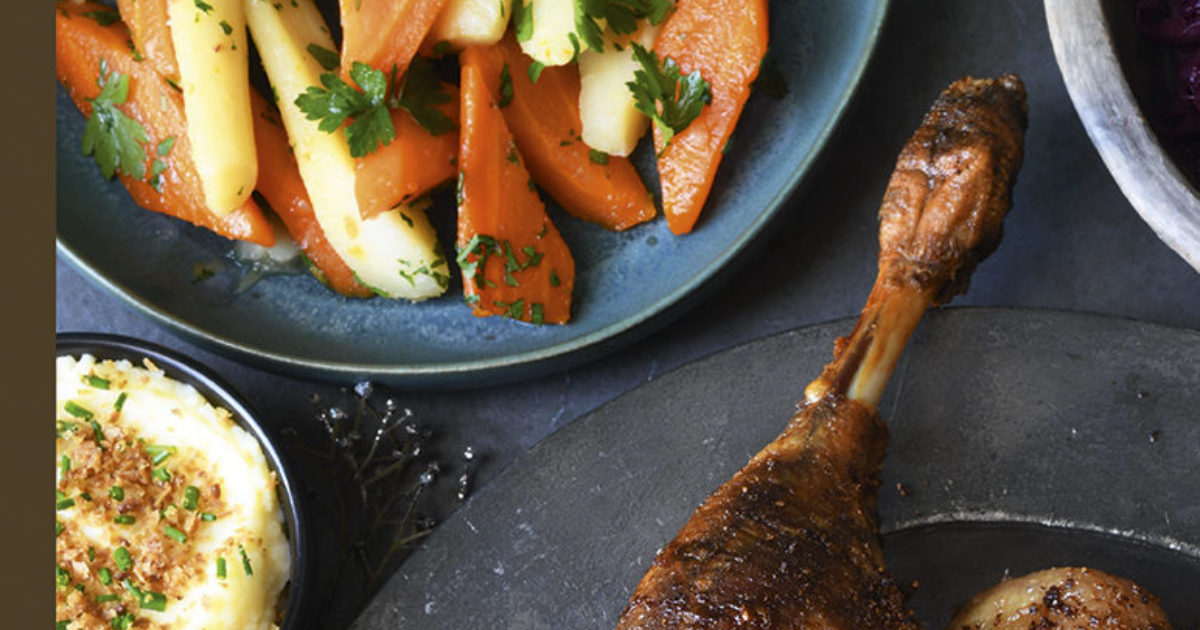 Honeyglazed root vegetables Food and Travel magazine