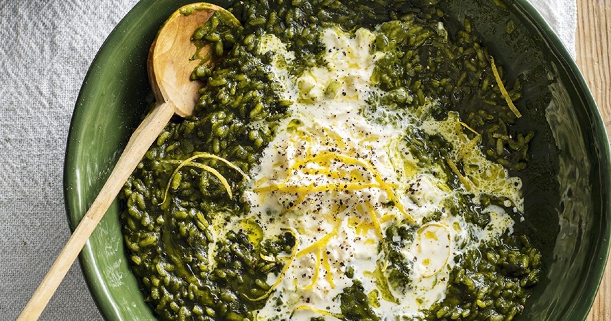 Cavolo nero and anchovy risotto Food and Travel magazine