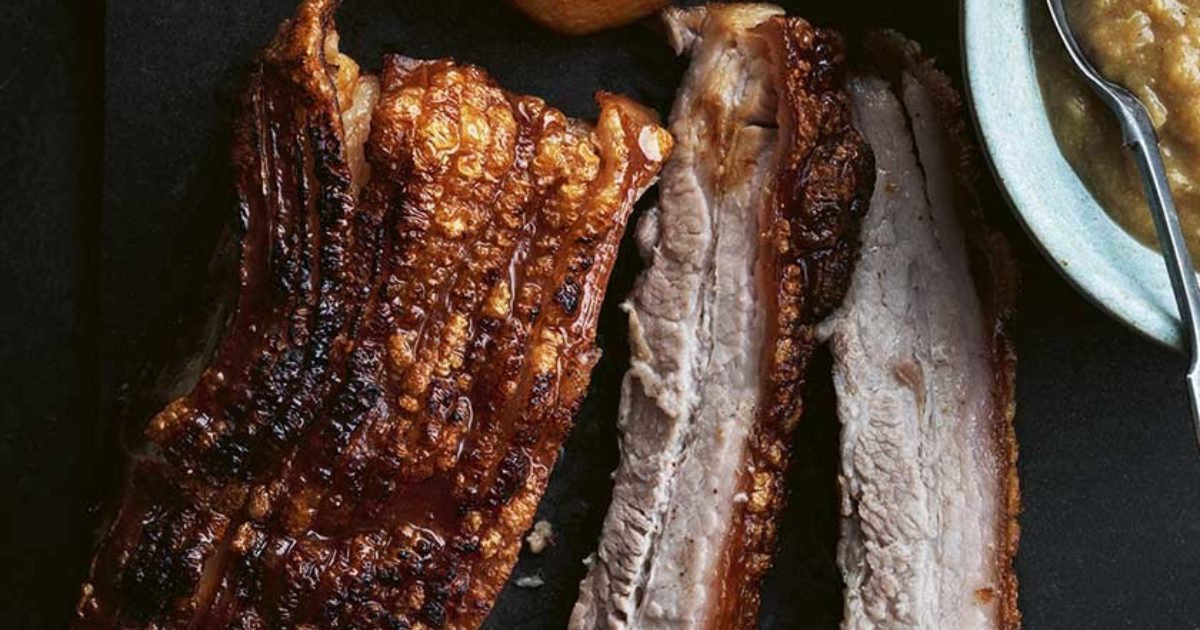 Food and Travel Magazine | Pork belly with burnt pear and nutmeg
