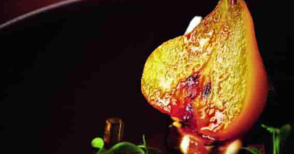 Food and Travel Magazine | Saffron-poached pear
