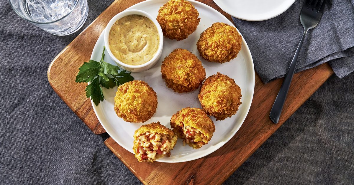 Jambalaya arancini Food and Travel magazine
