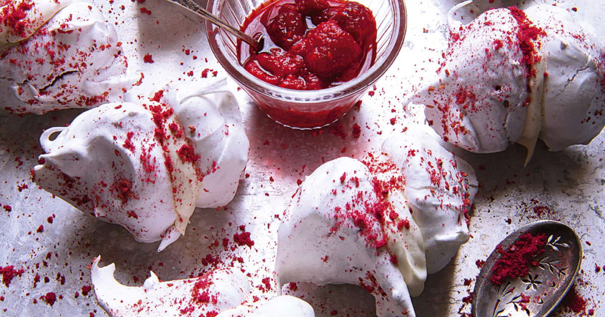 Mini Rose And Raspberry Pavlovas Food And Travel Magazine