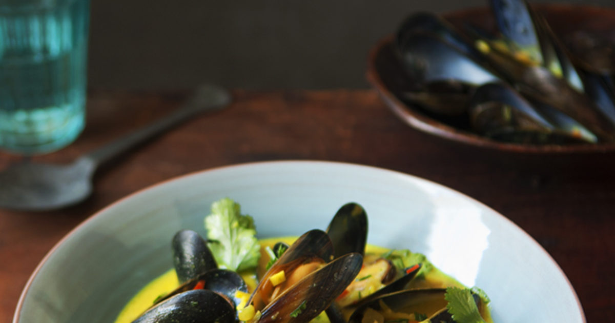 Turmeric mussels Food and Travel magazine