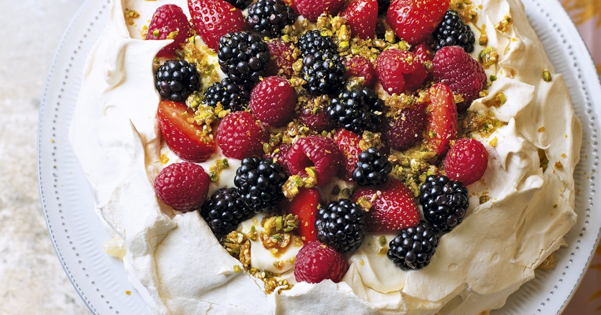 Food and Travel Magazine | Pavlova with tahini cream, sesame…