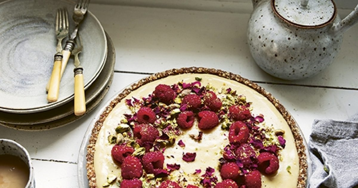 Food and Travel Magazine | Raspberry and vanilla crème tart with rose…