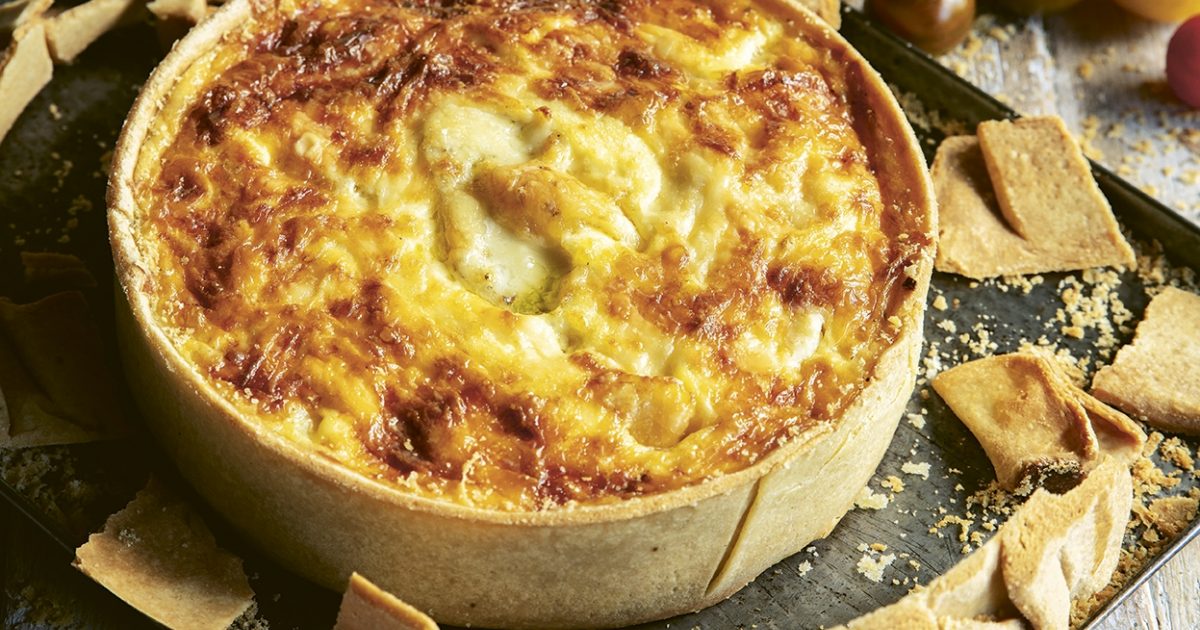 Smoked haddock and Jersey royal quiche Food and Travel magazine