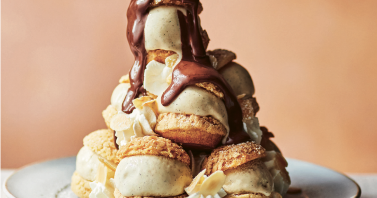 Food and Travel Magazine | Chocolate and vanilla profiteroles