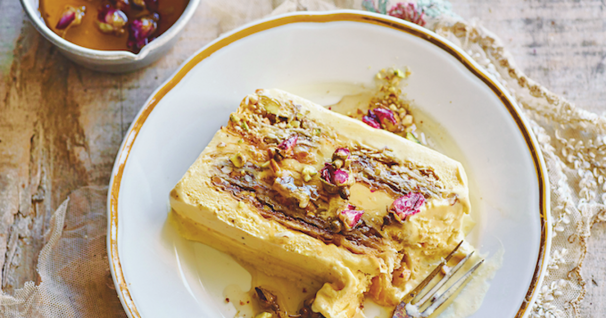 Food and Travel Magazine | Rosewater and Pistachio Baklava Ice Cream…