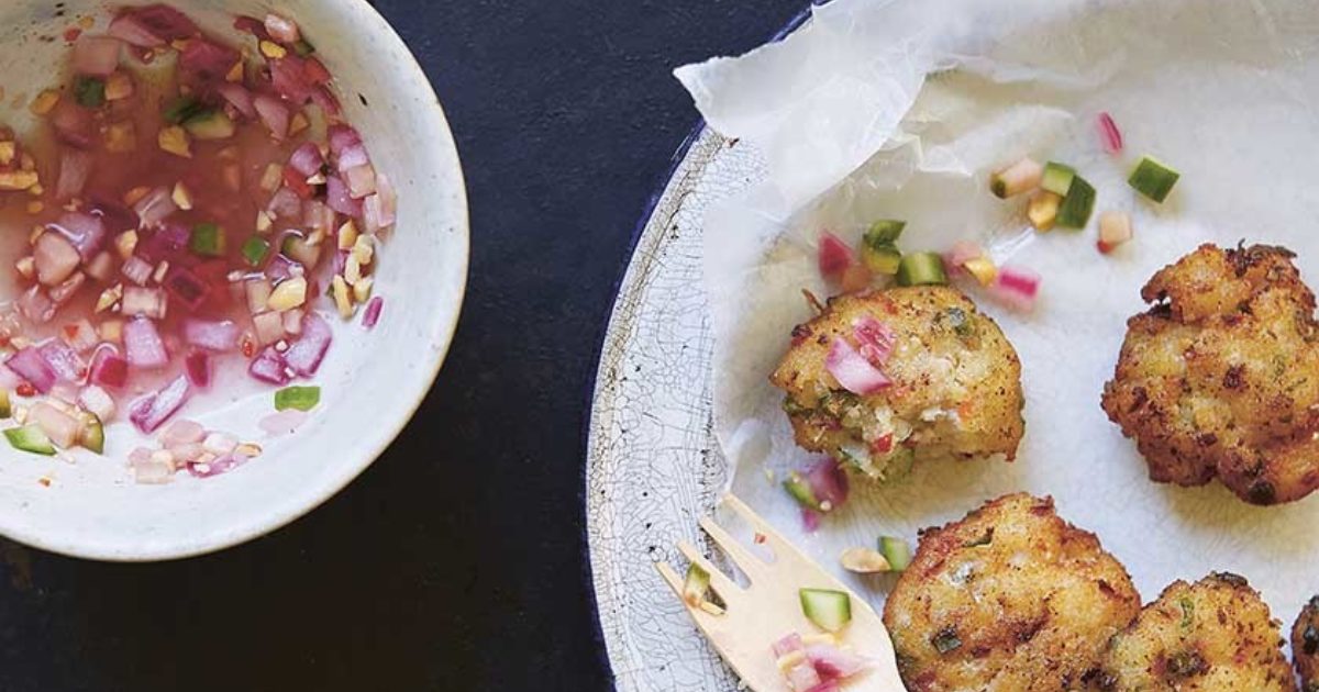 Thai fishcakes with cucumber pickle Food and Travel magazine