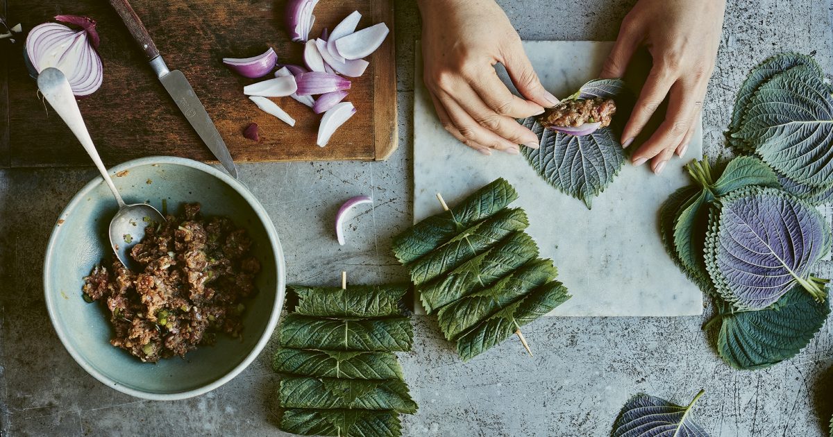 Spicy wraps with pineapple fish sauce Food and Travel magazine