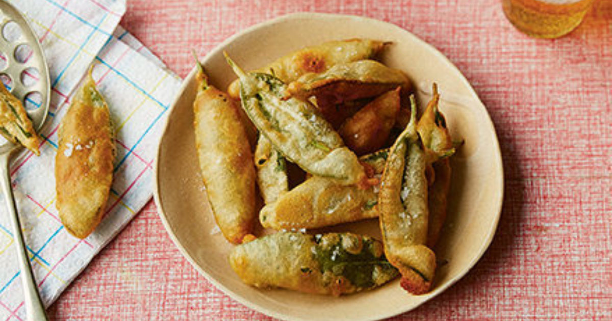 Fried sage leaves in beer batter Food and Travel Magazine