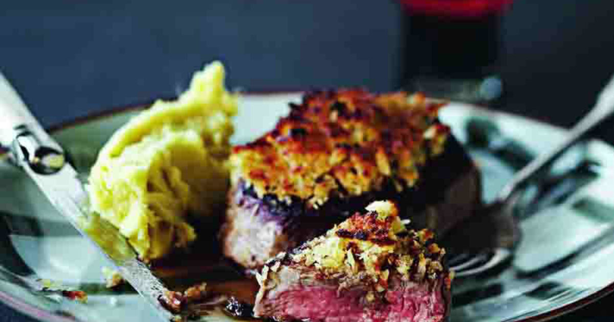 Grilled beef fillet with wasabi crumbs Food and Travel magazine