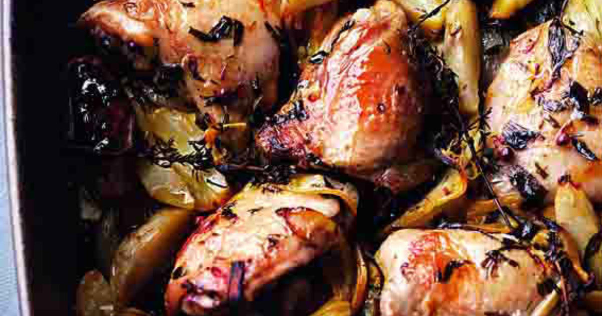 Roasted chicken with Jerusalem artichoke… Food and Travel Magazine