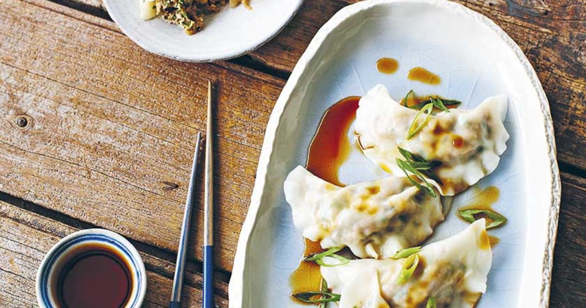 Steamed kimchi dumplings Food and Travel Magazine