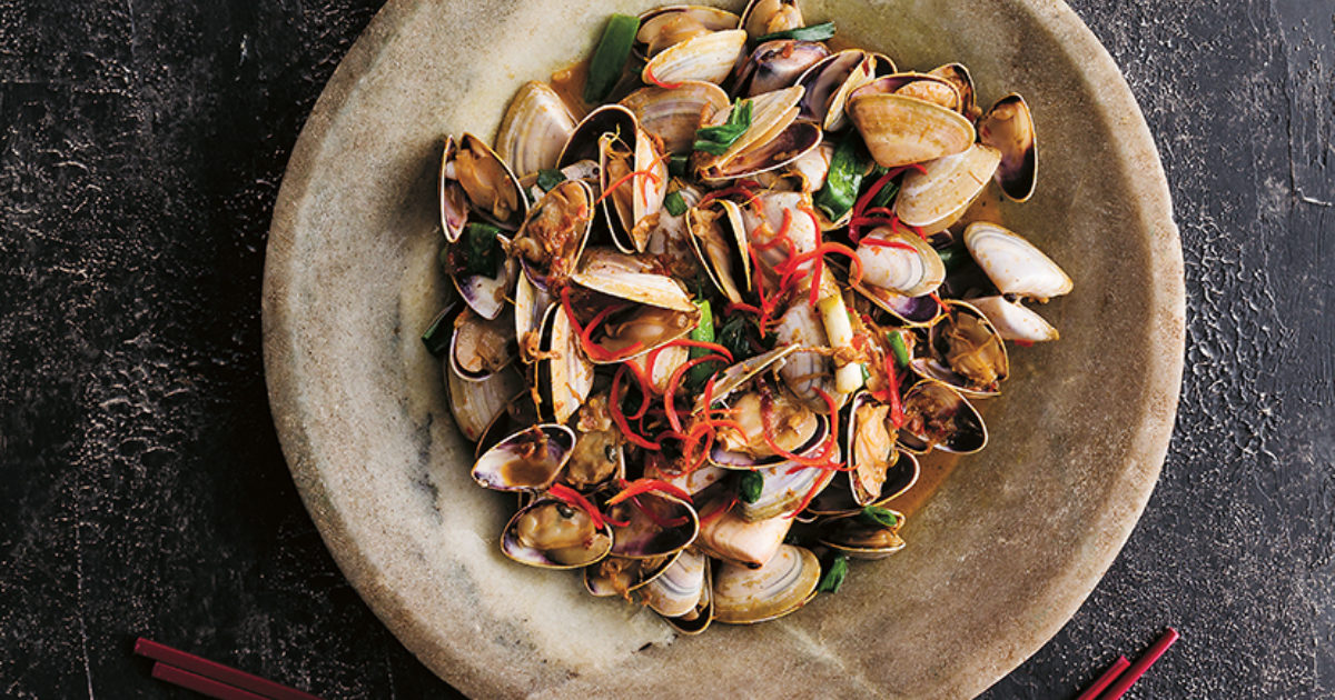 Stirfried clams with XO sauce Food and Travel magazine