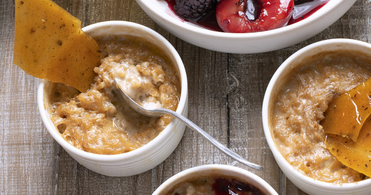 Food and Travel Magazine | Vanilla and coconut rice pudding with…