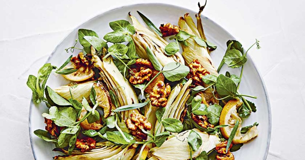 Roasted fennel and lemon salad with… Food and Travel magazine