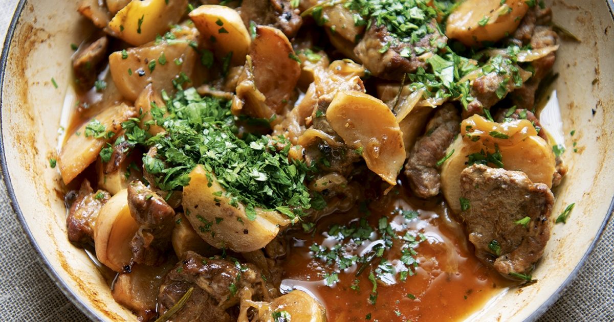 Food and Travel Magazine | Braised lamb with turnip and rosemary