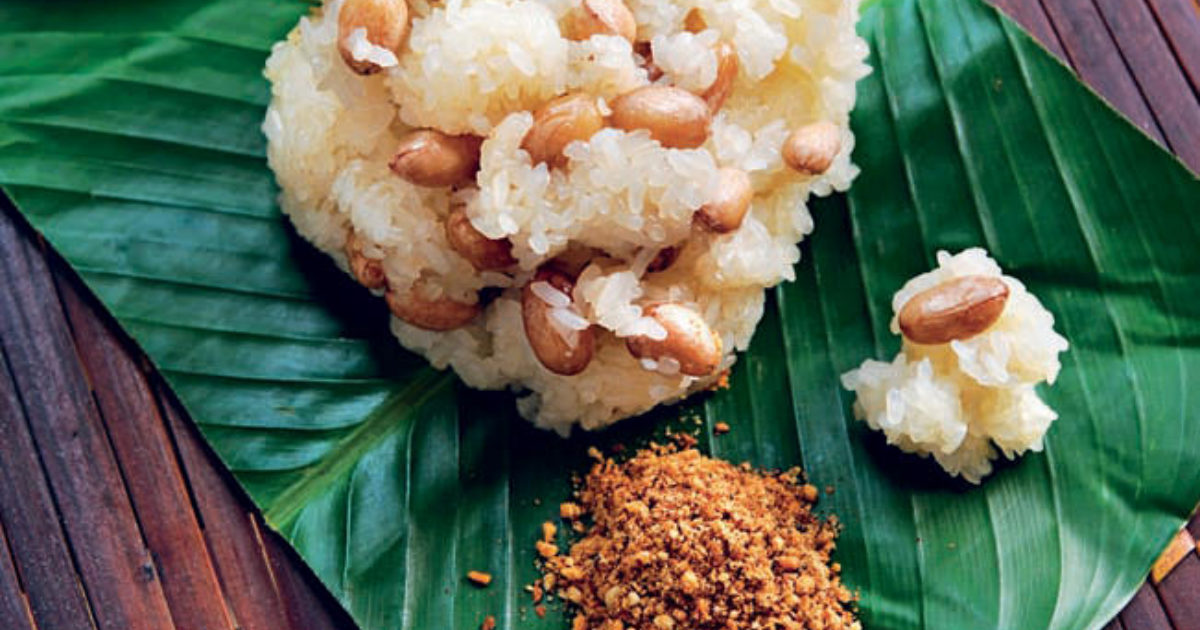Sticky Rice Pakistan Food and Travel Magazine | Sticky rice with peanuts