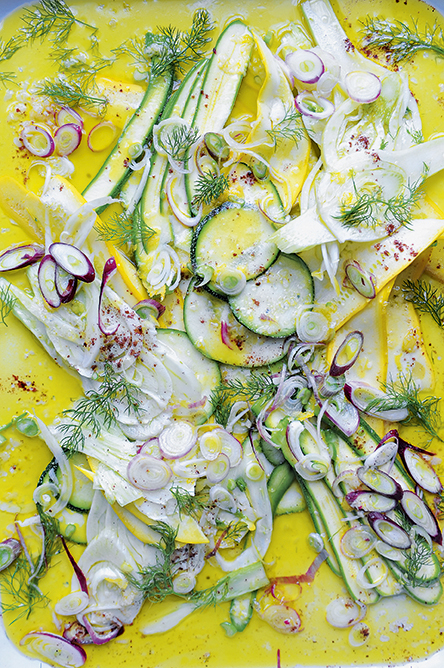 Courgette salad