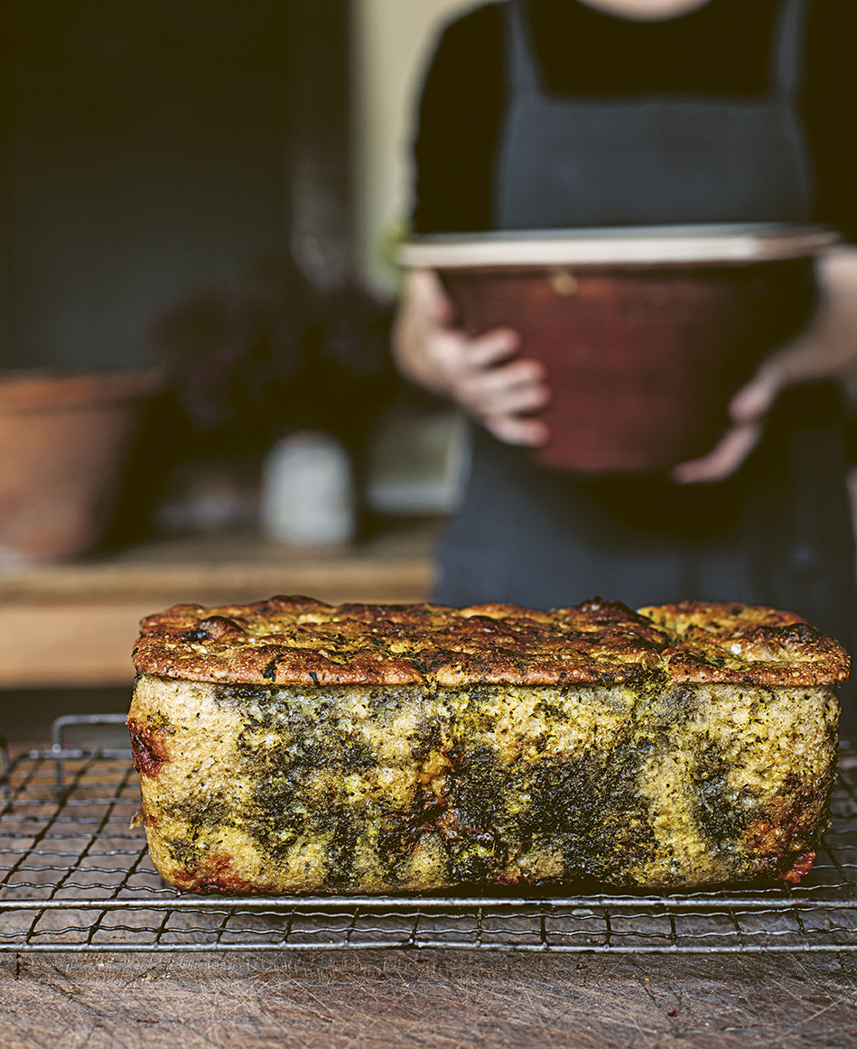 P45 Cheese chermoula tin loaf