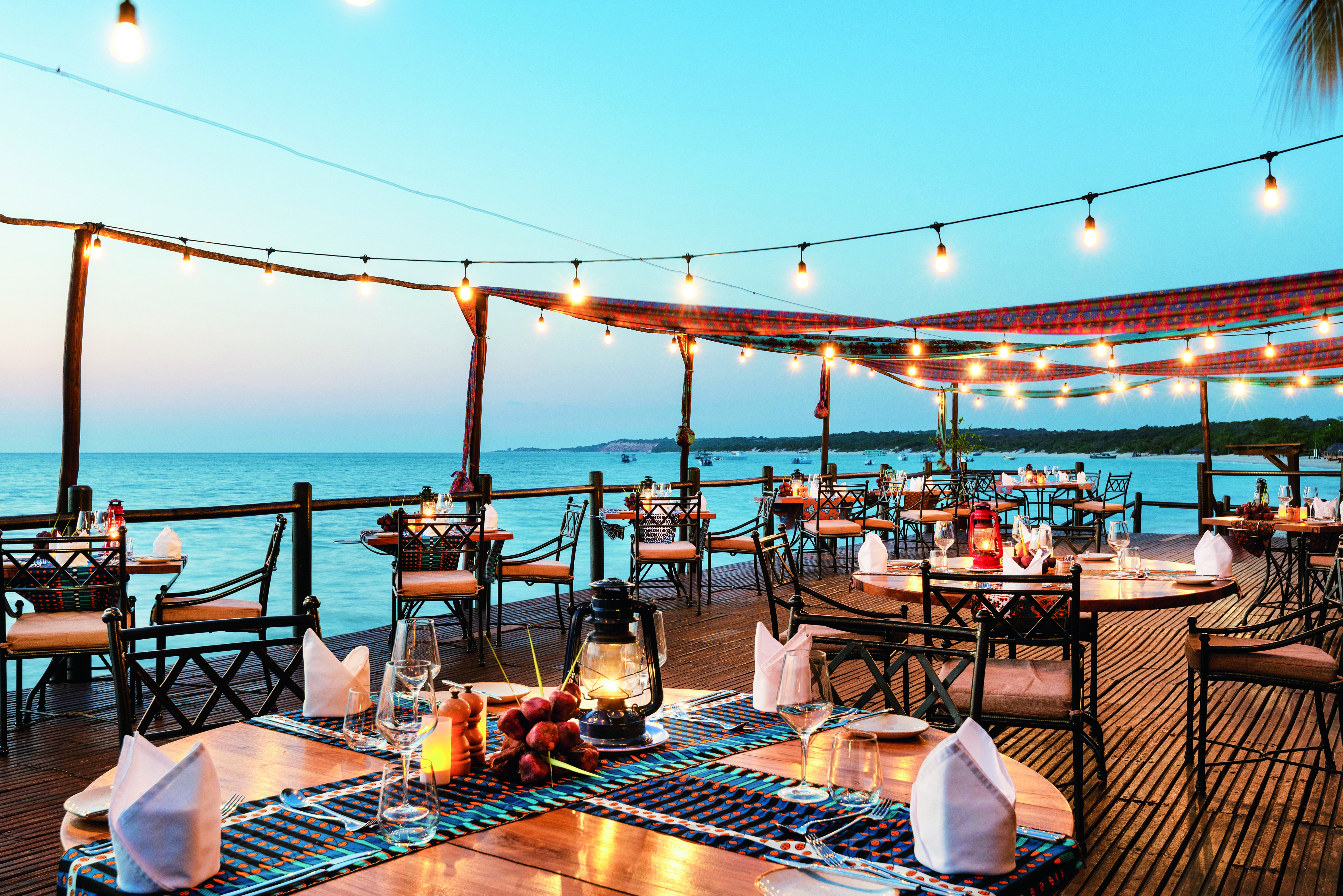 Anantara Bazaruto Island Resort Beach Deck Dinner