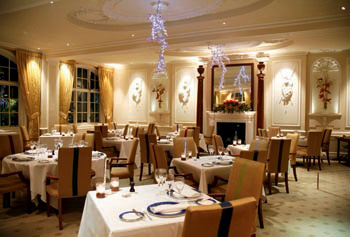 The  Dining  Room At Night At  The  Goring