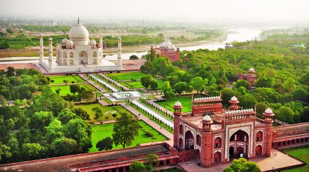 Ministry of Tourism Govt of India 595161 Taj Mahal Uttar Pradesh Aerial