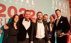 The Loch The Tyne team collect Gourmet Bolthole of the Year Award