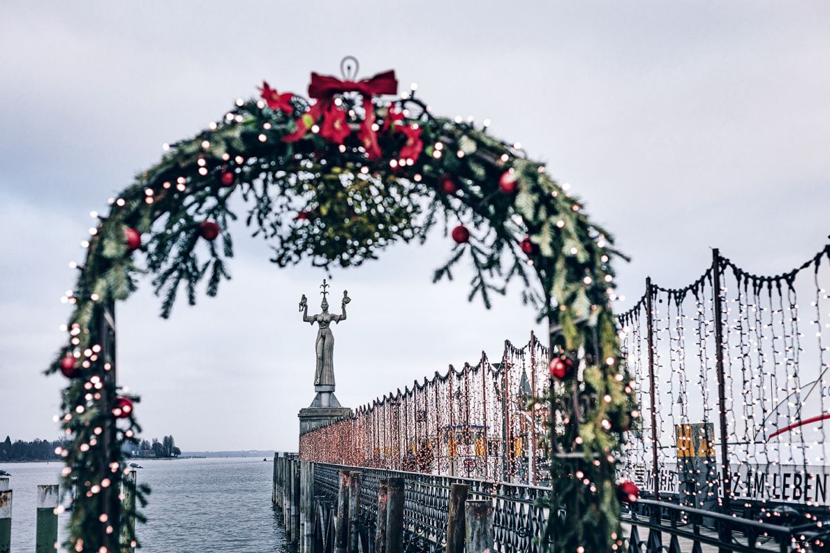 Winter See Leuchten Konstanz Bodensee MTK Le o Leister