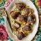 Honey, mustard and thyme slow roasted chicken thighs