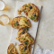 Caramelised fennel, onion and olive bruschetta