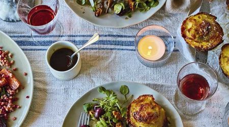 Quail saltimbocca with grapes and walnuts