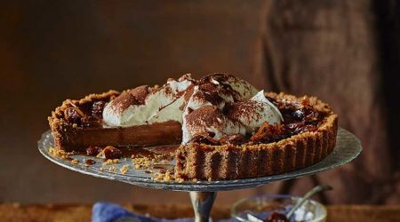 Chocolate Muscatel Tart B