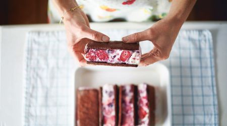 Eton Mess Ice Cream Sandwiches