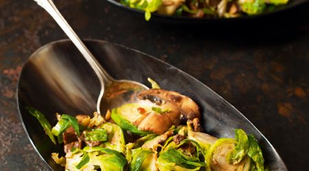 Brussels Sprout And Mushroom