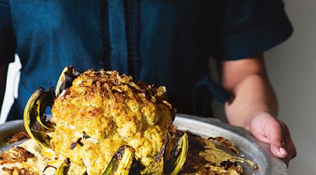 Badami Gobi Musallam Nut Butter Roasted Cauliflower