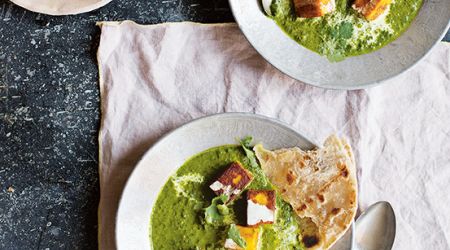 Saag Paneer Paneer In Spinach 1