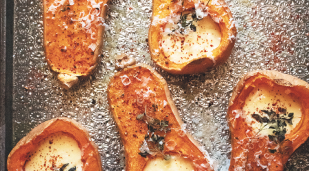 Roasted creamy butternut halves screenshot