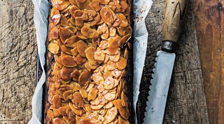 Chocolate, orange and almond cake