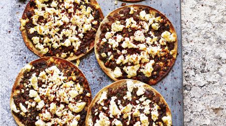 Spiced Lamb Date Pine Nut Feta Melts