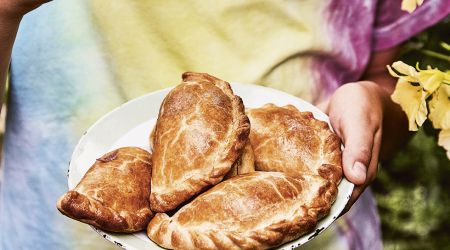 PRAWN RED PEPPER CHORIZO EMPANADAS