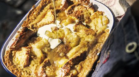 Salted Caramel Apple Bread and Butter Pudding 005
