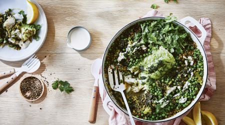 Green shakshuka