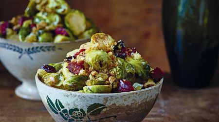 Braised Sprouts With Pangrattato