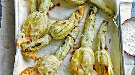Deep  Fried  Courgette  Flowers