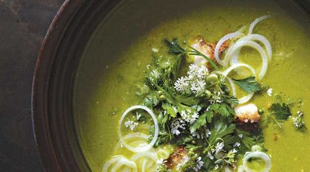 Green fish stew