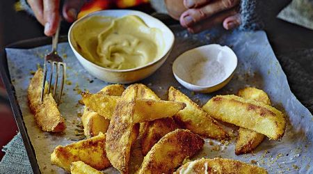 Polenta And Parmesan Chips