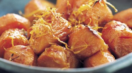Bourbon Glazed Sweet Potatoes