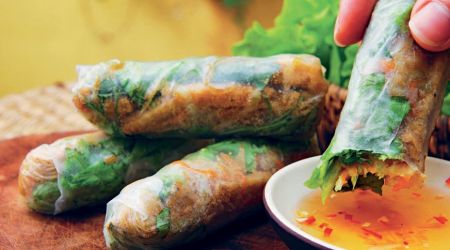 Tofu And Rice Spring Rolls P25